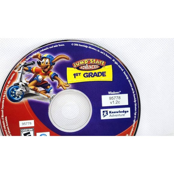 Jump Start 1st Grade Knowledge Adventure Windows PC Educational Learning CD - Picture 2 of 4